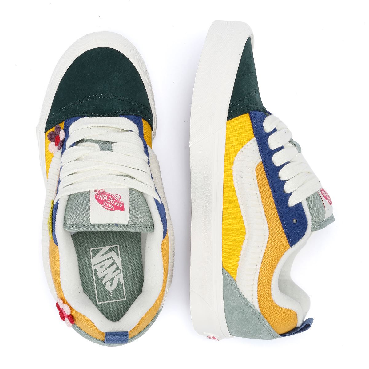 Vans Knu Skool Mehrfarbige Wildleder-Sneakers