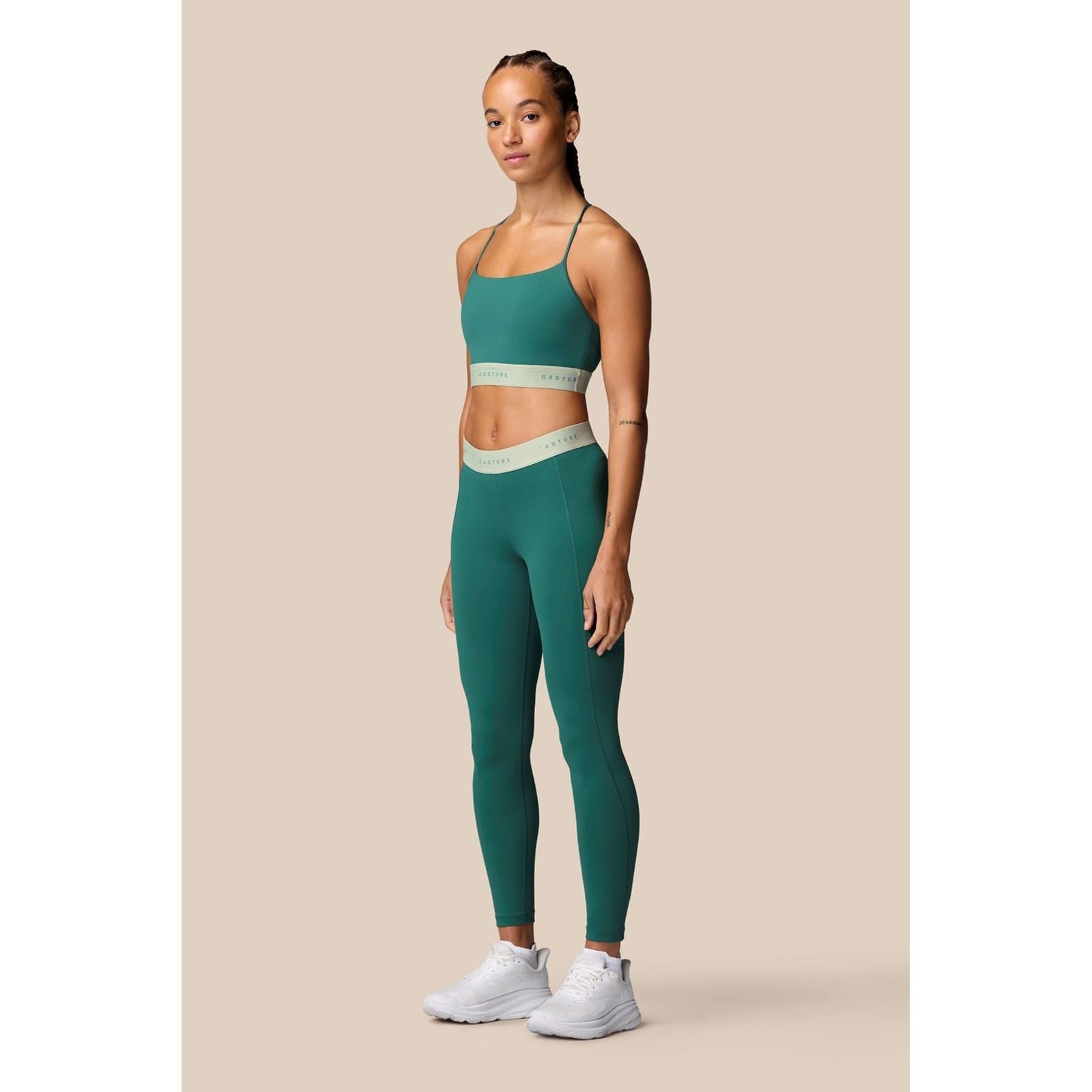 Castore Adapt Legging Polyester Damen Sportleggings In Dunkel Türkis