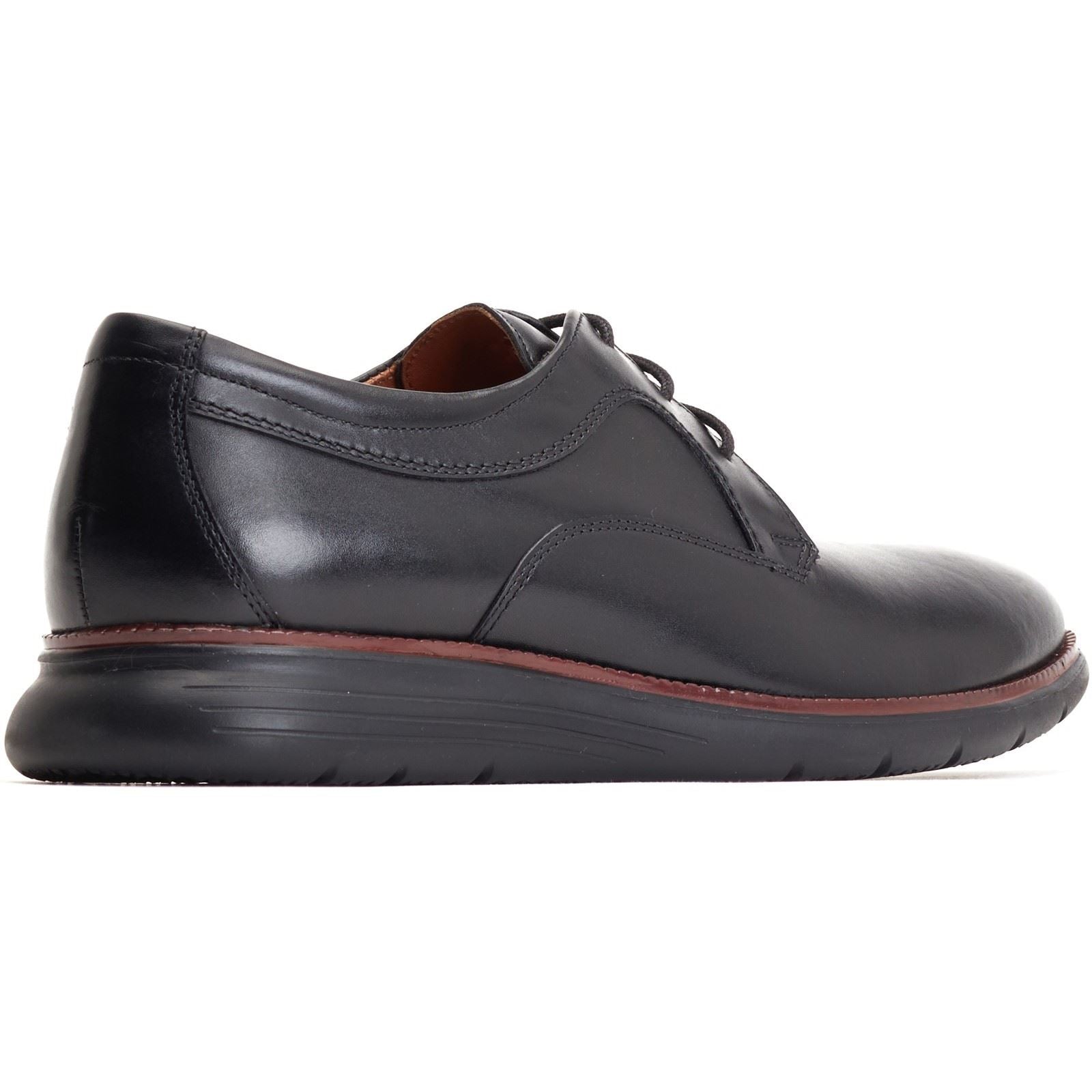 Base London Wing Leder Herrenschuhe In Schwarz Oxford Stil