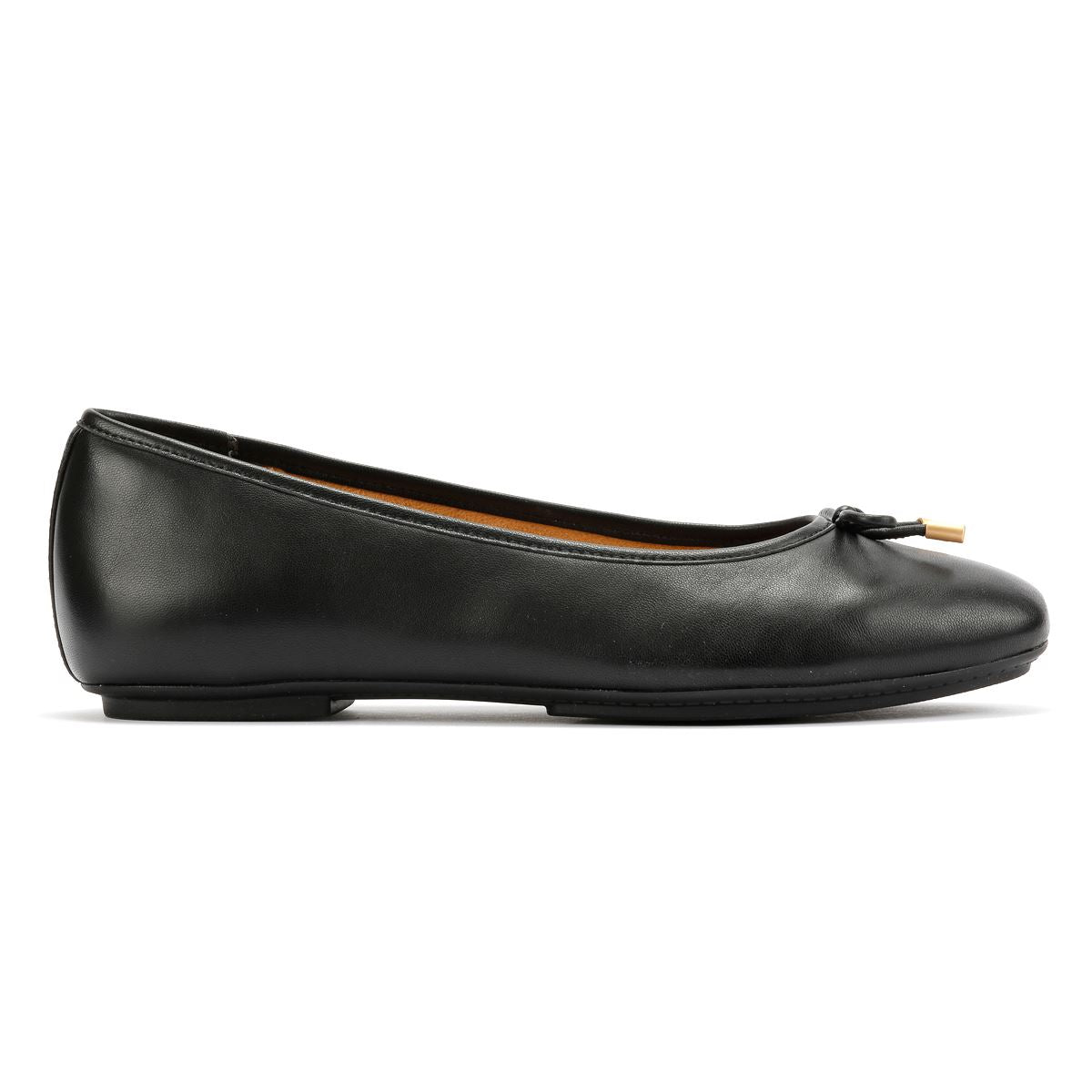 FitFlop Delicato Damen Ballerinas Aus Schwarzem Leder