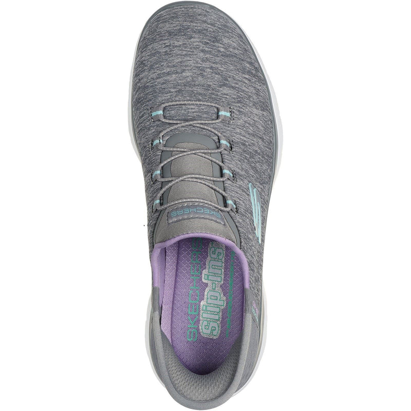 Skechers Summits Dazzling Haze Textile Damen Sneaker In Grau/Multi