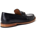 Base London Madison Leder Herren Schwarze Mokassins
