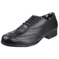 Hush Puppies Kada Junior Mädchen Brogues Aus Schwarzem Leder