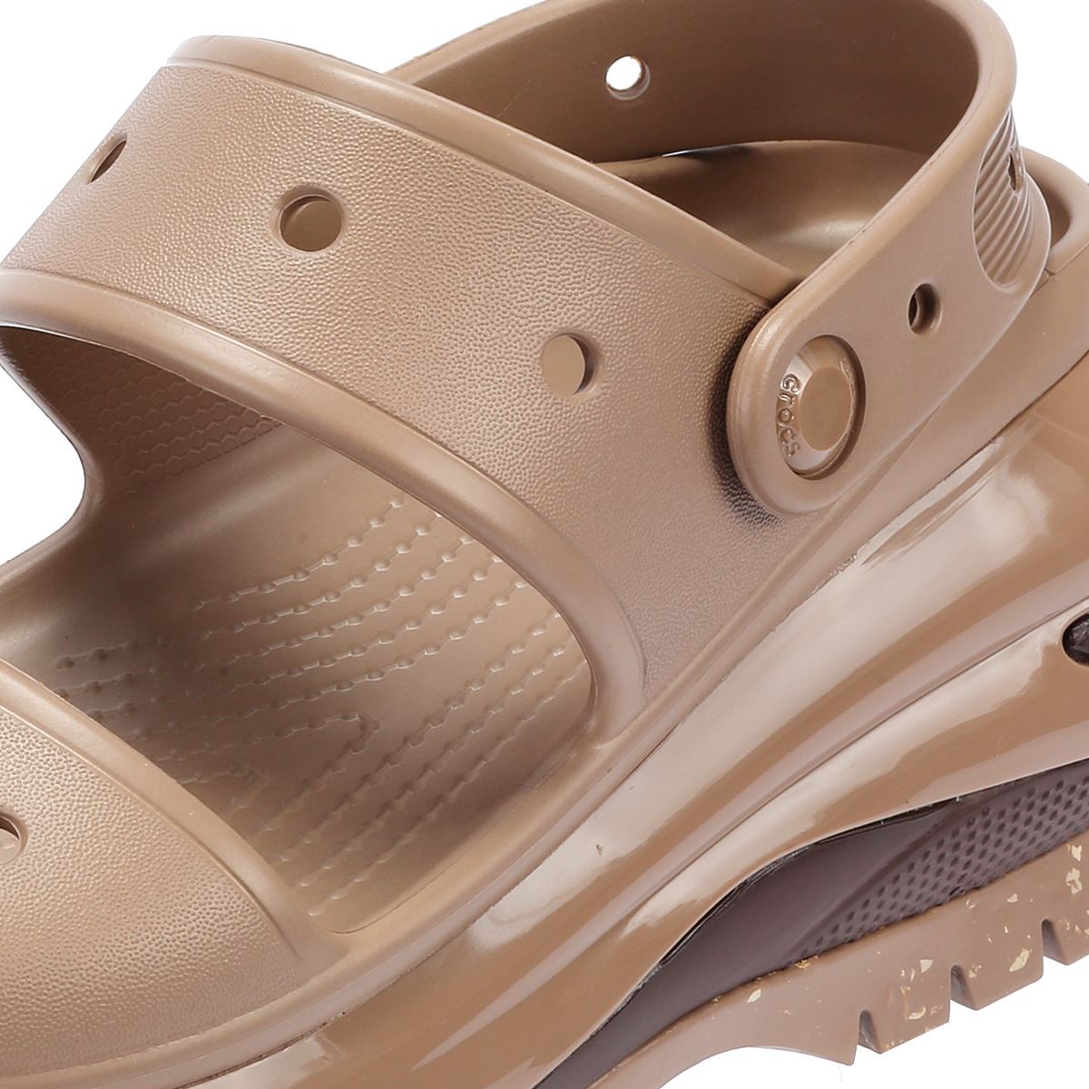Crocs Mega Crush Latte Sandalen