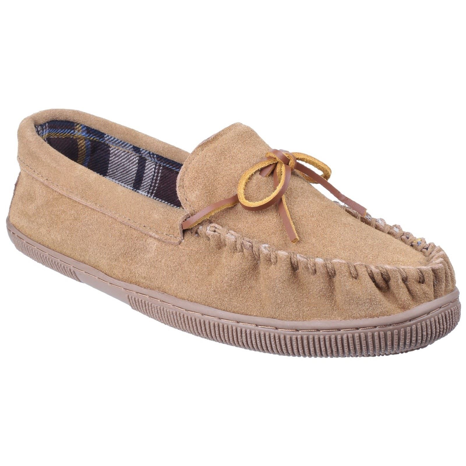 Cotswold Alberta Wildleder Herren Hausschuhe In Beige