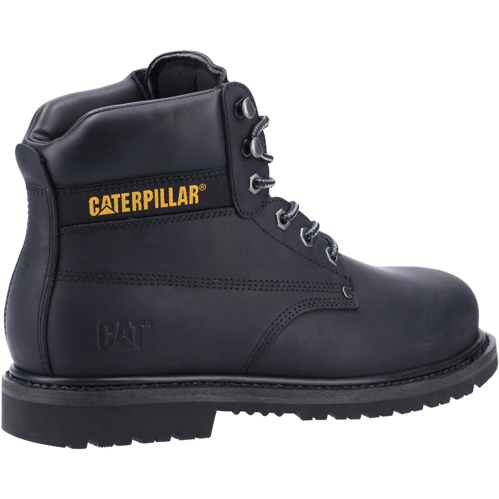 Caterpillar Powerplant S3 Nubuck Schwarz Sicherheitsstiefel