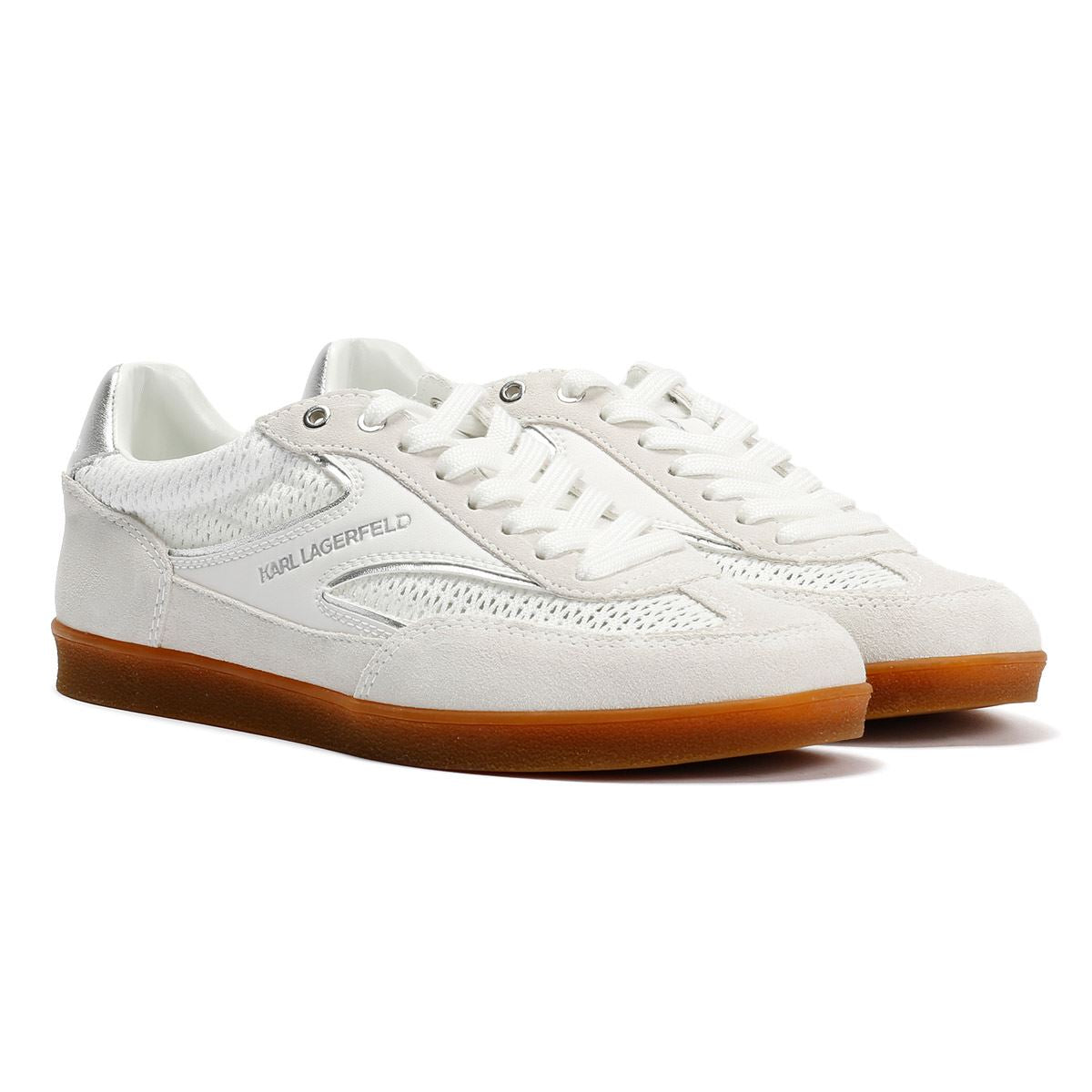 Karl Lagerfeld Kandidate Mesh Mix Damen Weiße Sneakers