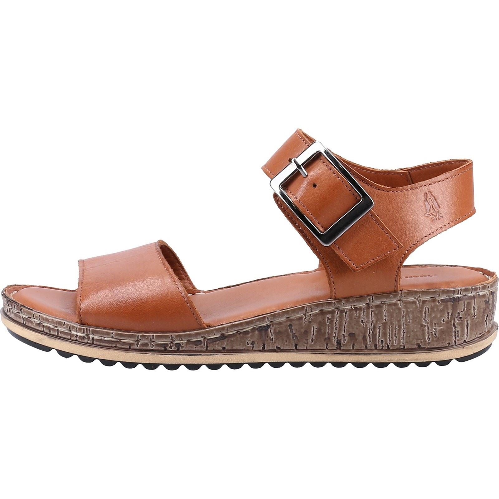 Hush Puppies Ellie Damen Sandalen Aus Leder In Tan