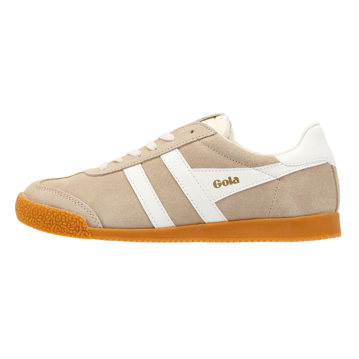 Gola Elan Damen Wildleder Turnschuhe In Beige