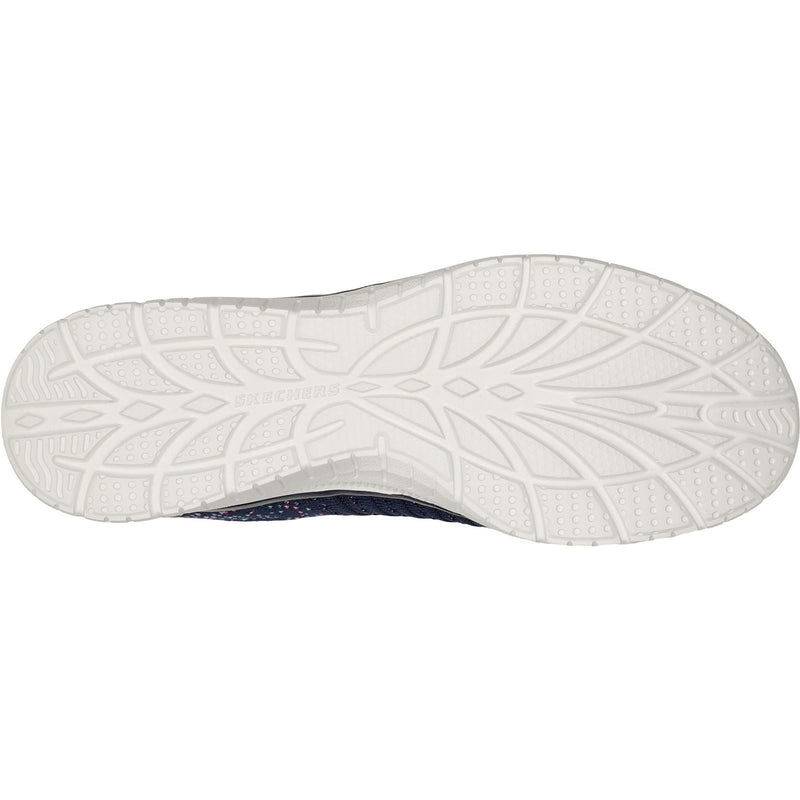 Skechers Virtue Textile Damen Sneaker In Marineblau/Blau