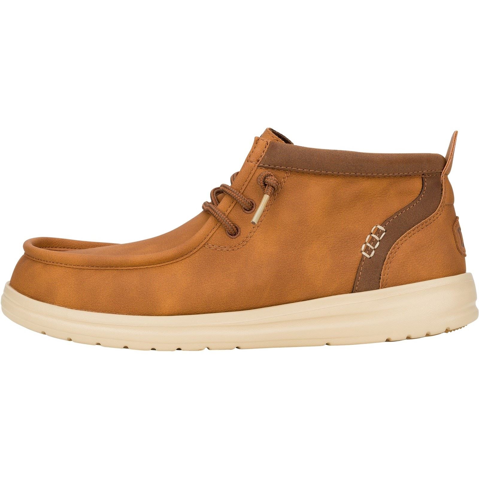 HEYDUDE Wally Mid GripR Classic Herren Cognac/Braune Stiefel