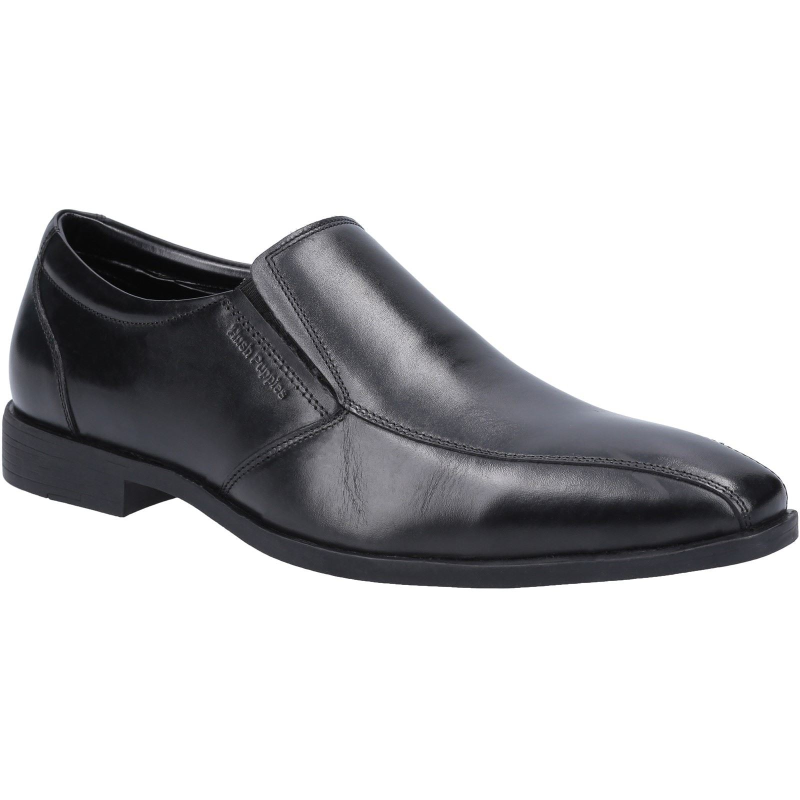 Hush Puppies Ellis Leder-Herrenschuhe Zum Hineinschlüpfen In Schwarz
