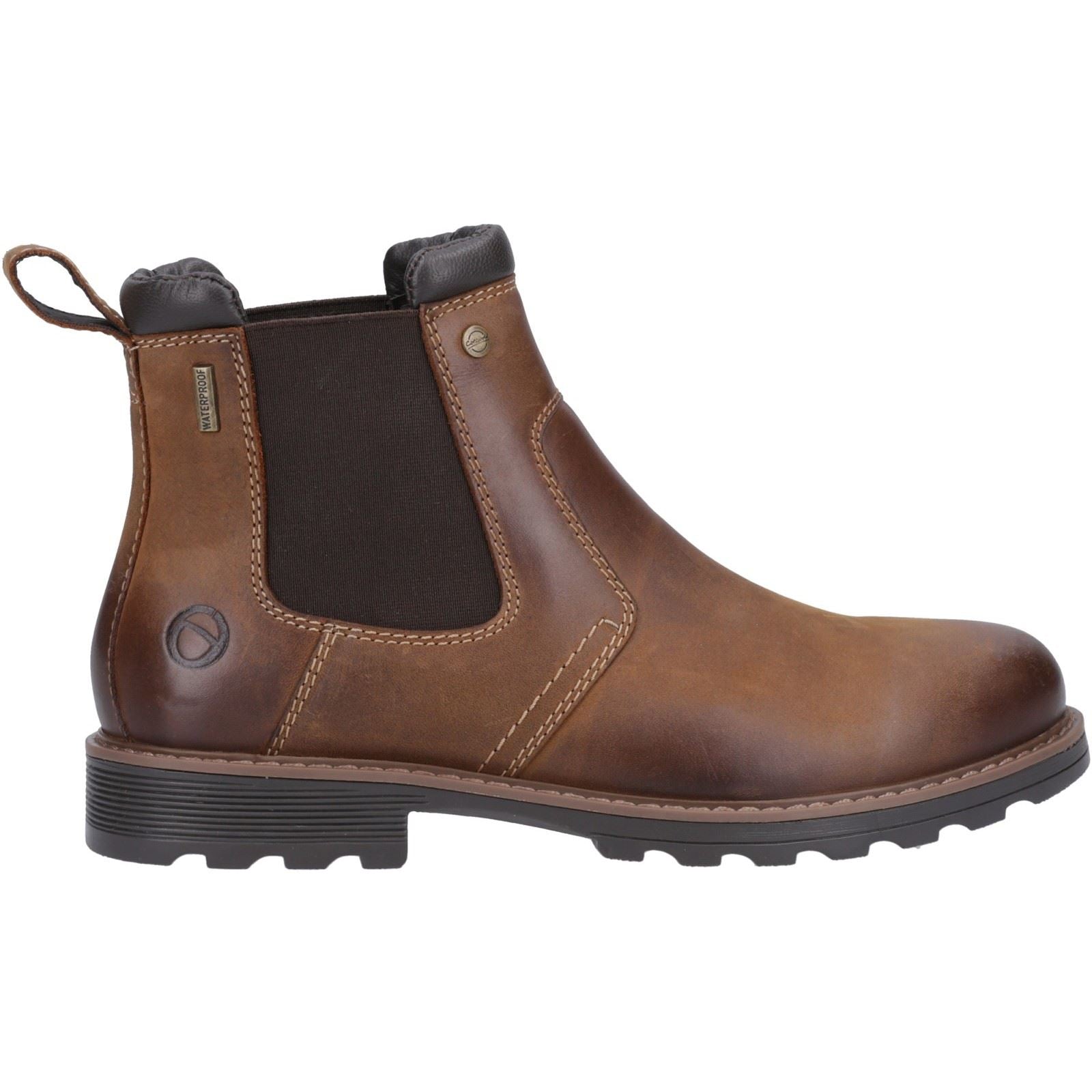 Cotswold Leafield Leder Herren Tan Stiefel