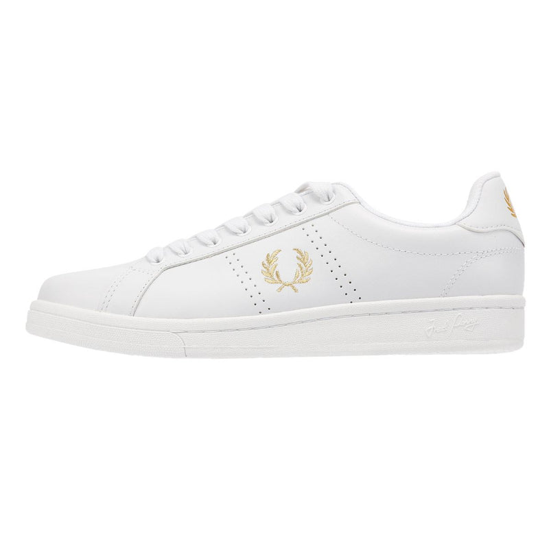 Fred Perry Cupsole Leder Herren Weiße Sneakers