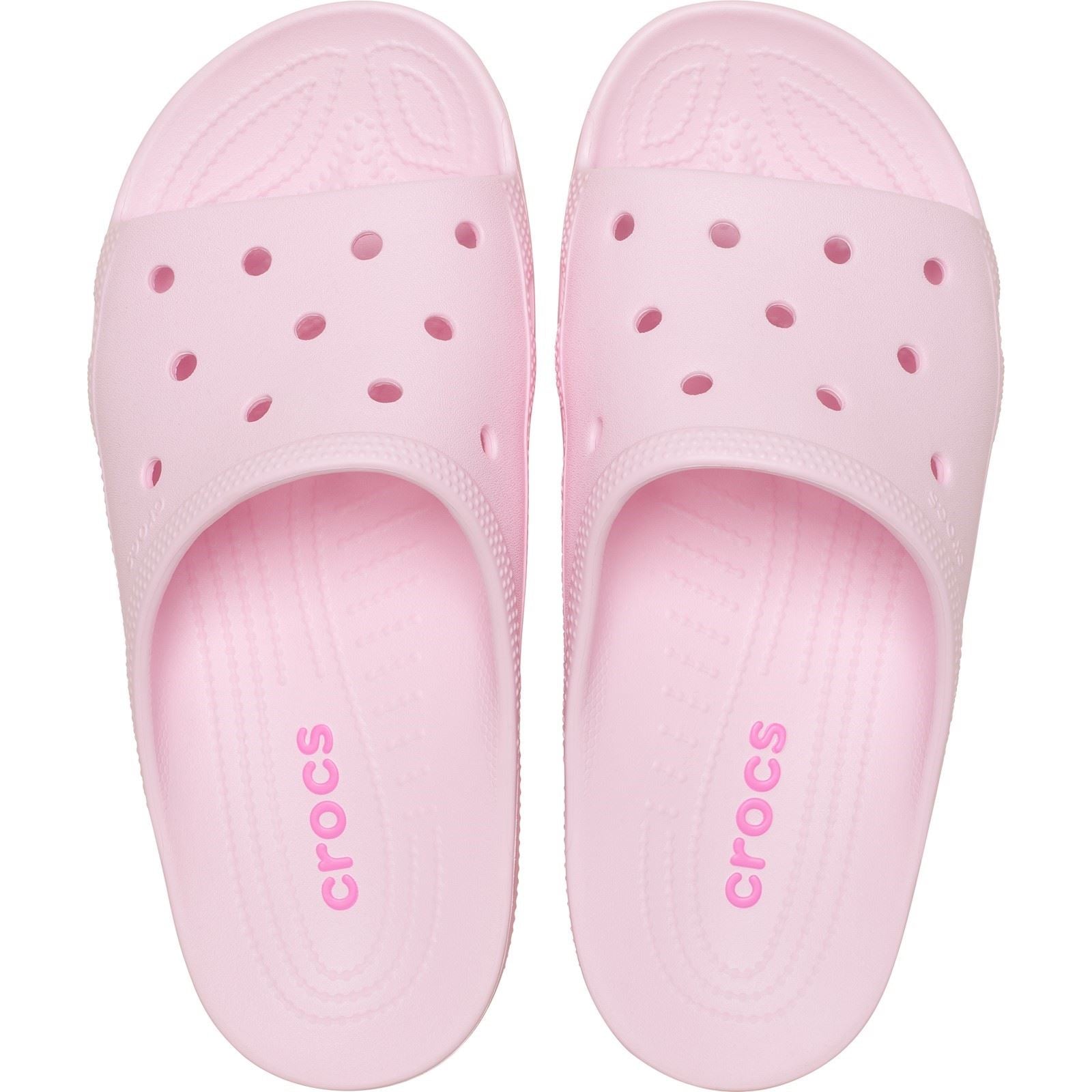 Crocs Classic Slide Thermoplastische Damen Rosa Milch Rutschen