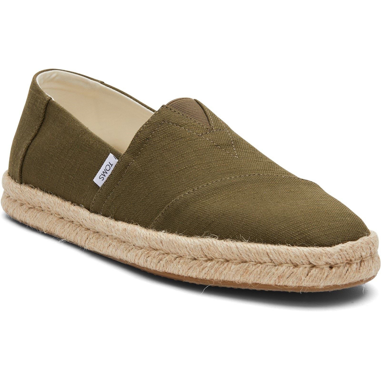 TOMS Alpargata Rope 2.0 Shoe Baumwoll Männer Oliven Espadrilles