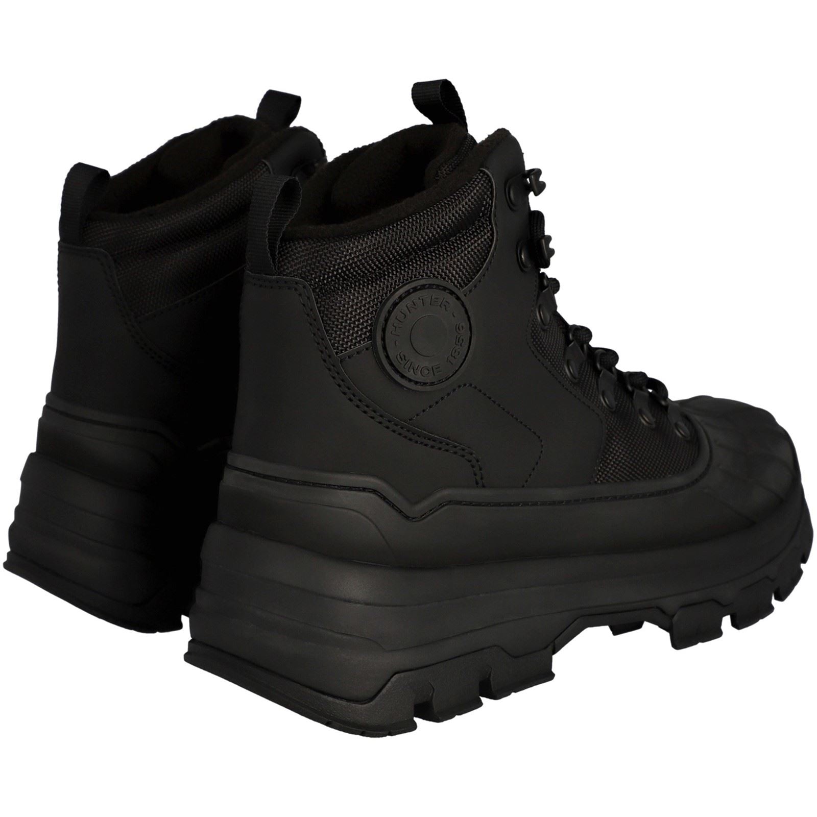 Hunter Explorer Duck Gummistiefel Damen Schwarz