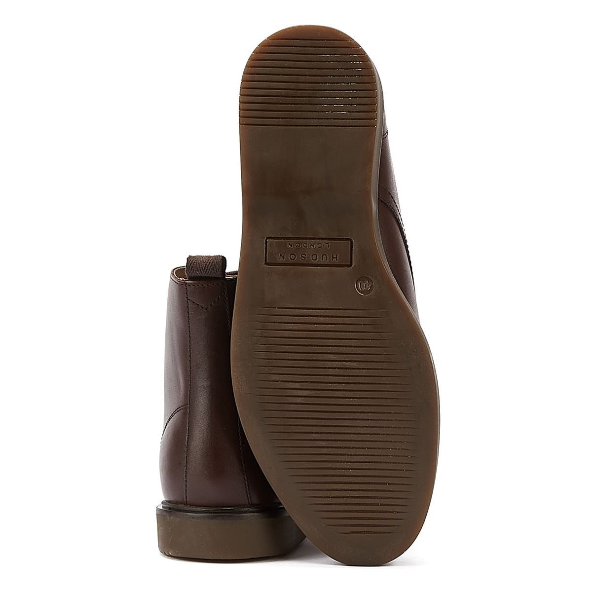 H By Hudson Carlo Leder Herren Stiefel Braun