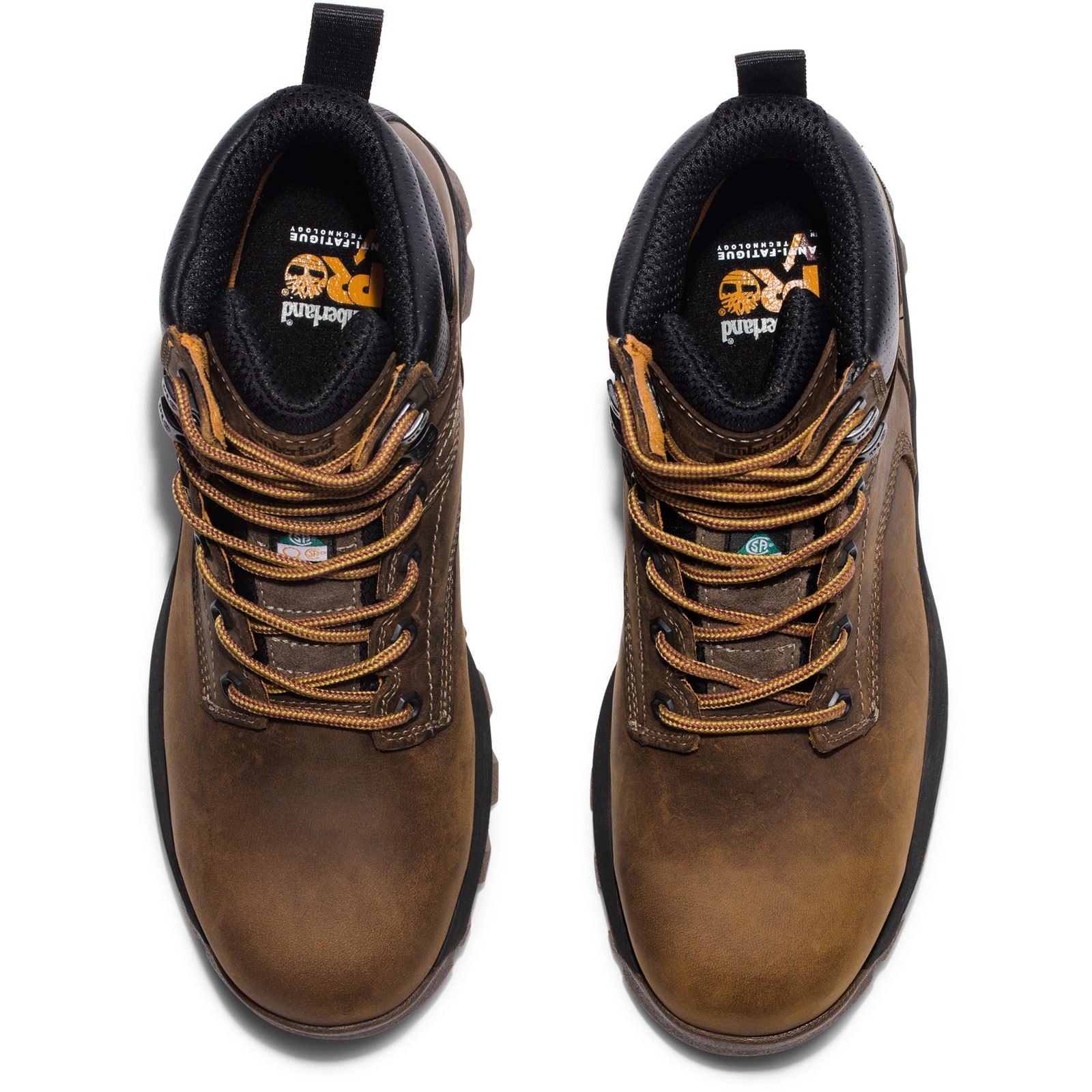 Timberland Pro Titan Sechs Zoll Leder Braune Sicherheitsschuhe