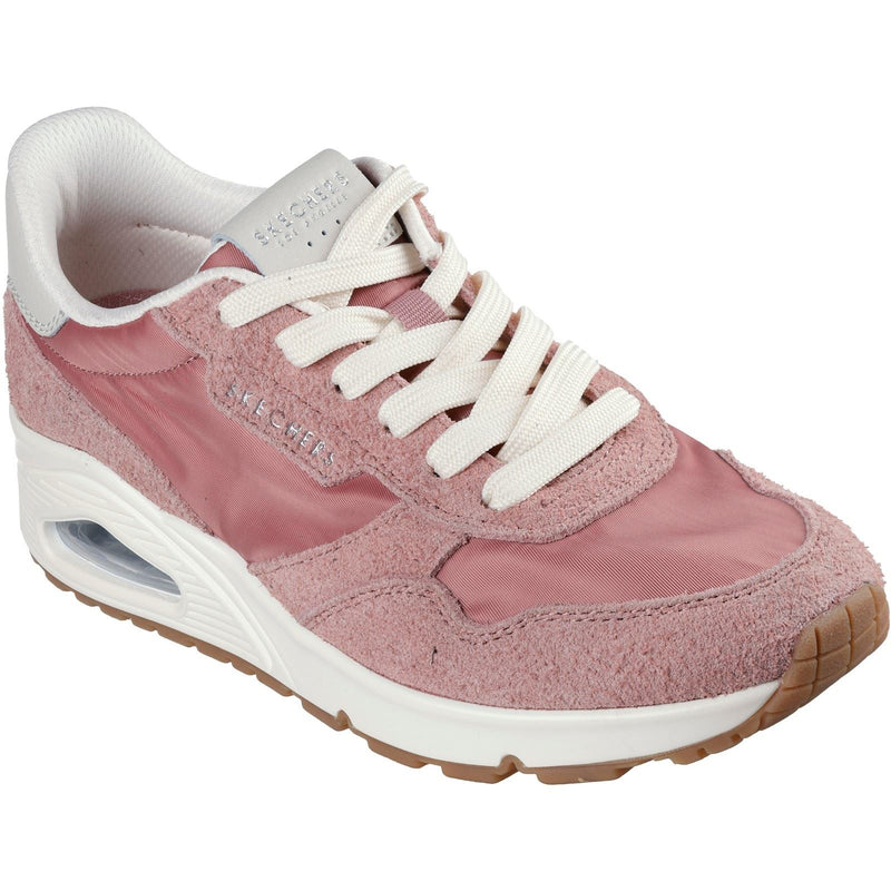 Skechers Uno Vintage Dayz Leder Damen Rose Sneakers