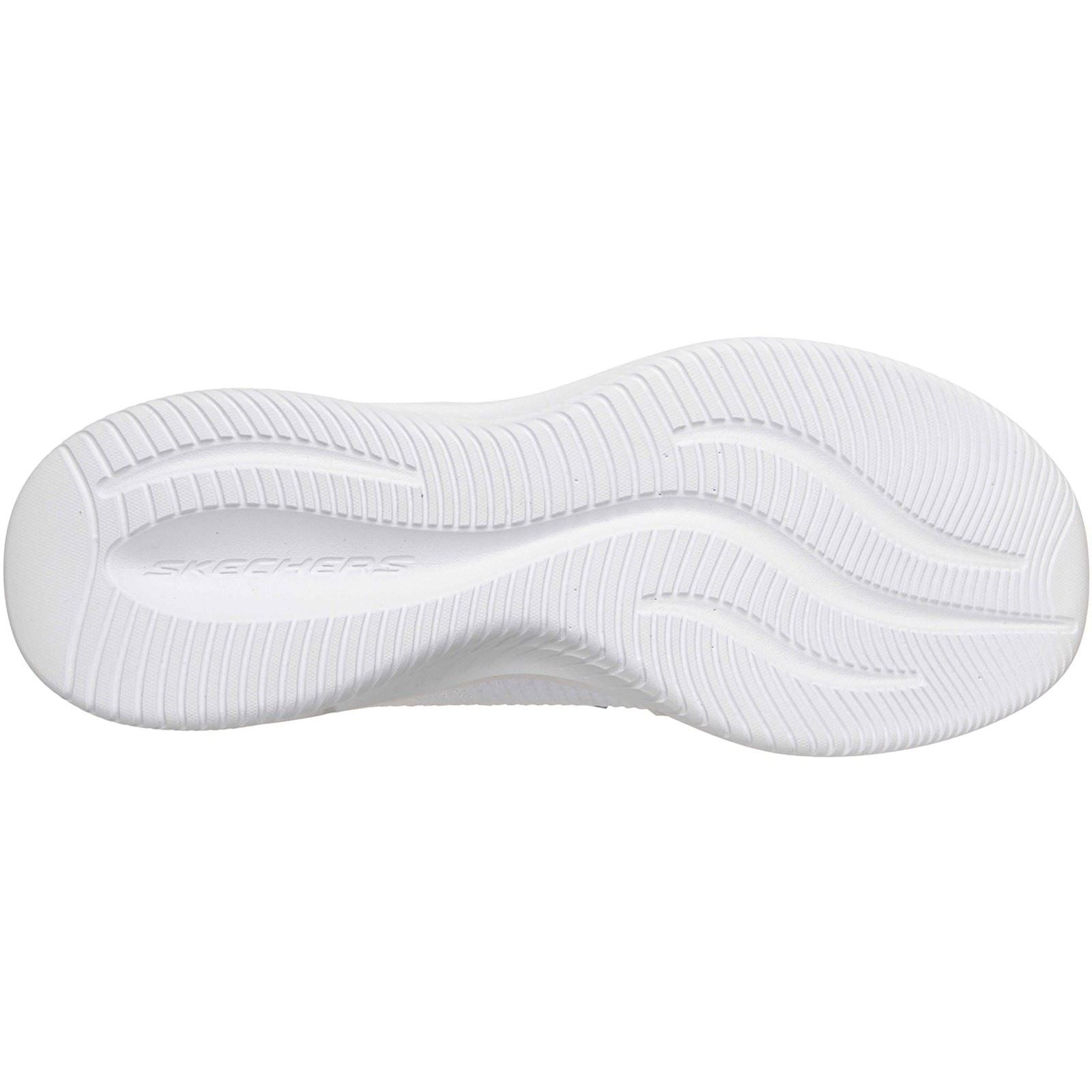 Skechers Ultra Flex 4.0 Textile Damen Weiße Sneakers
