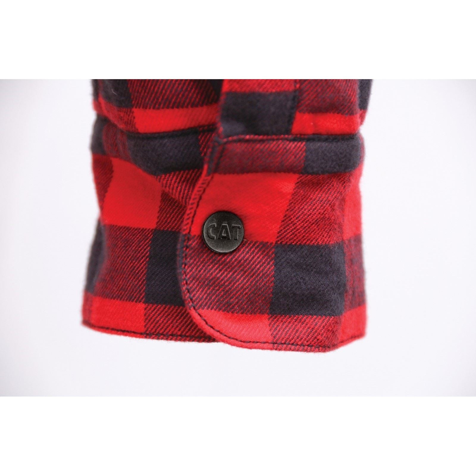 Caterpillar Sequoia Herren Rote Fleecejacke