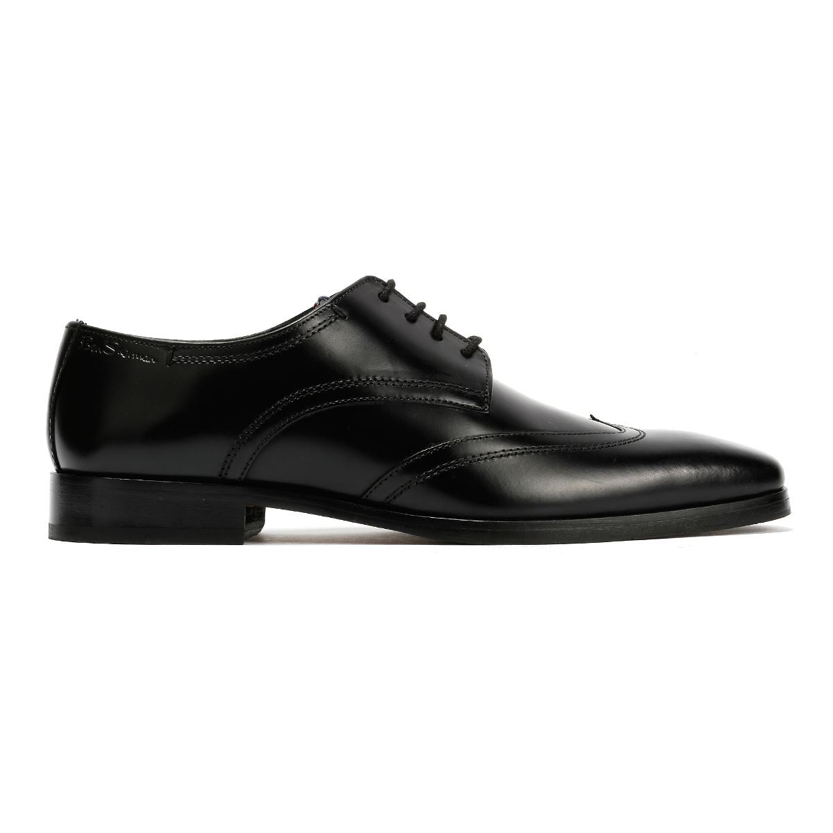 Ben Sherman Kingston Derby Leder Herren Schwarz Schnürschuhe