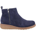 Hush Puppies Libby Wildleder Damen Stiefel In Marineblau