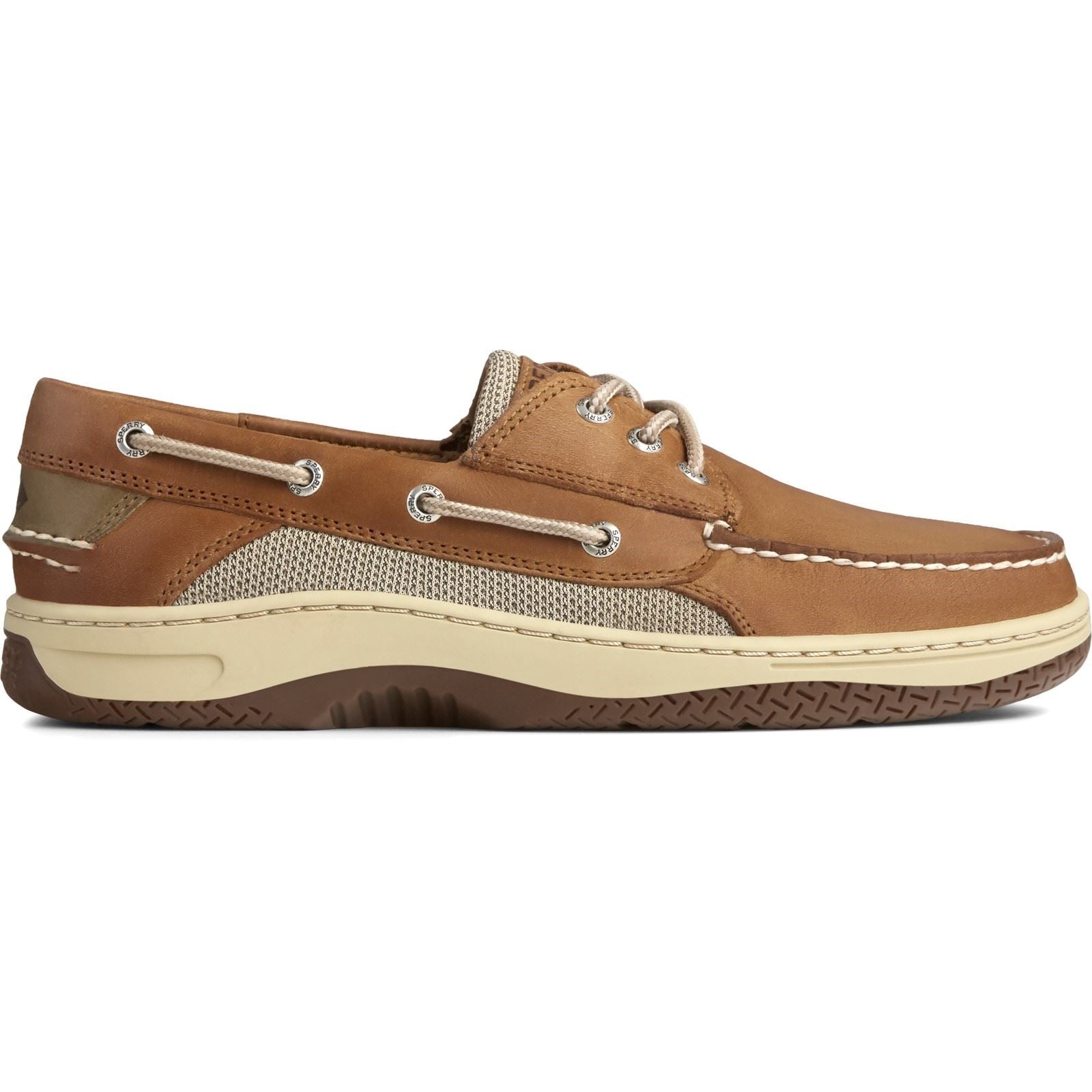 Sperry Billfish 3 Eye Herren Bootsschuhe Aus Leder In Beige