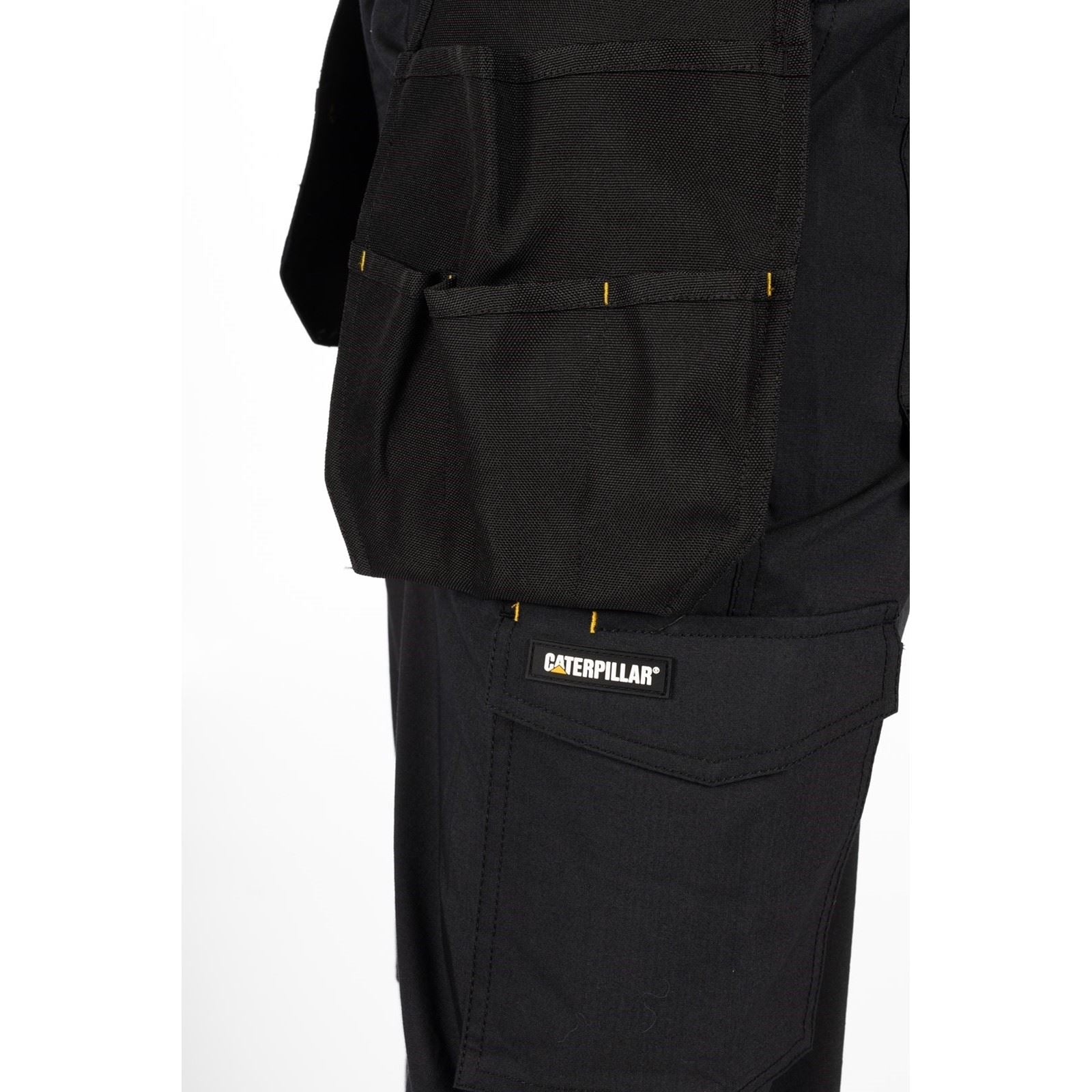 Caterpillar Nexus Holster Stretch Pocket Baumwoll Herren Schwarze Farbe Outdoor Hosen