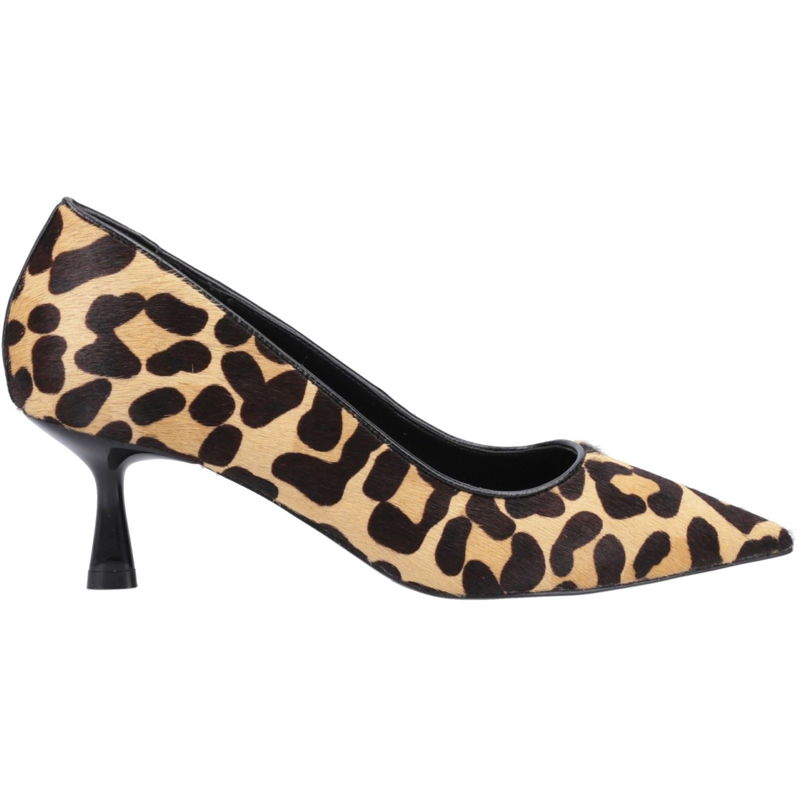 Dune Angelina Leder Damen Leoparden High Heels