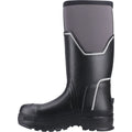 Muck Boots Grit S5 Herren Gummistiefel in Schwarz/Grau