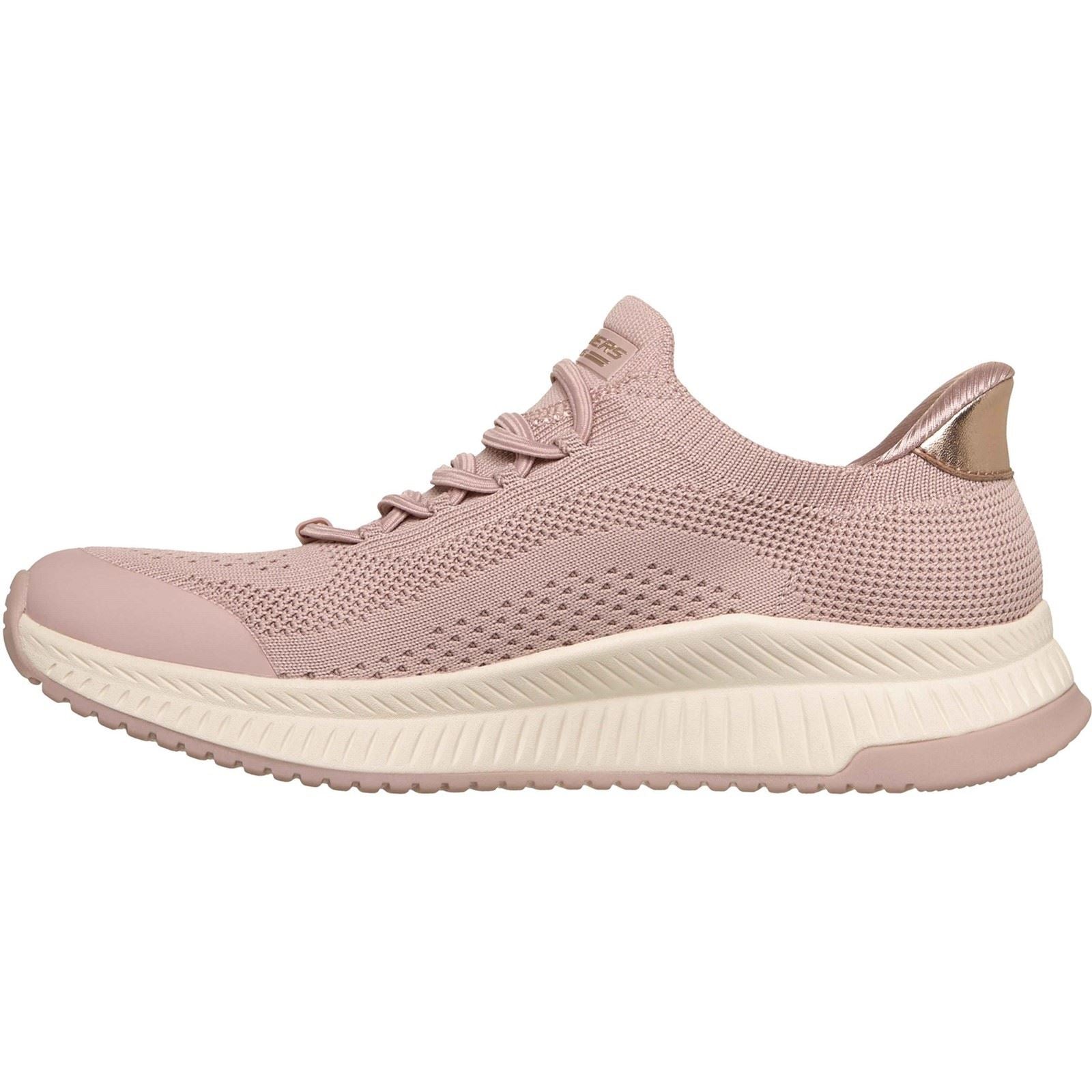 Skechers BOBS Sport Squad 4 Dire Step Polyester Damen Blush Sneakers