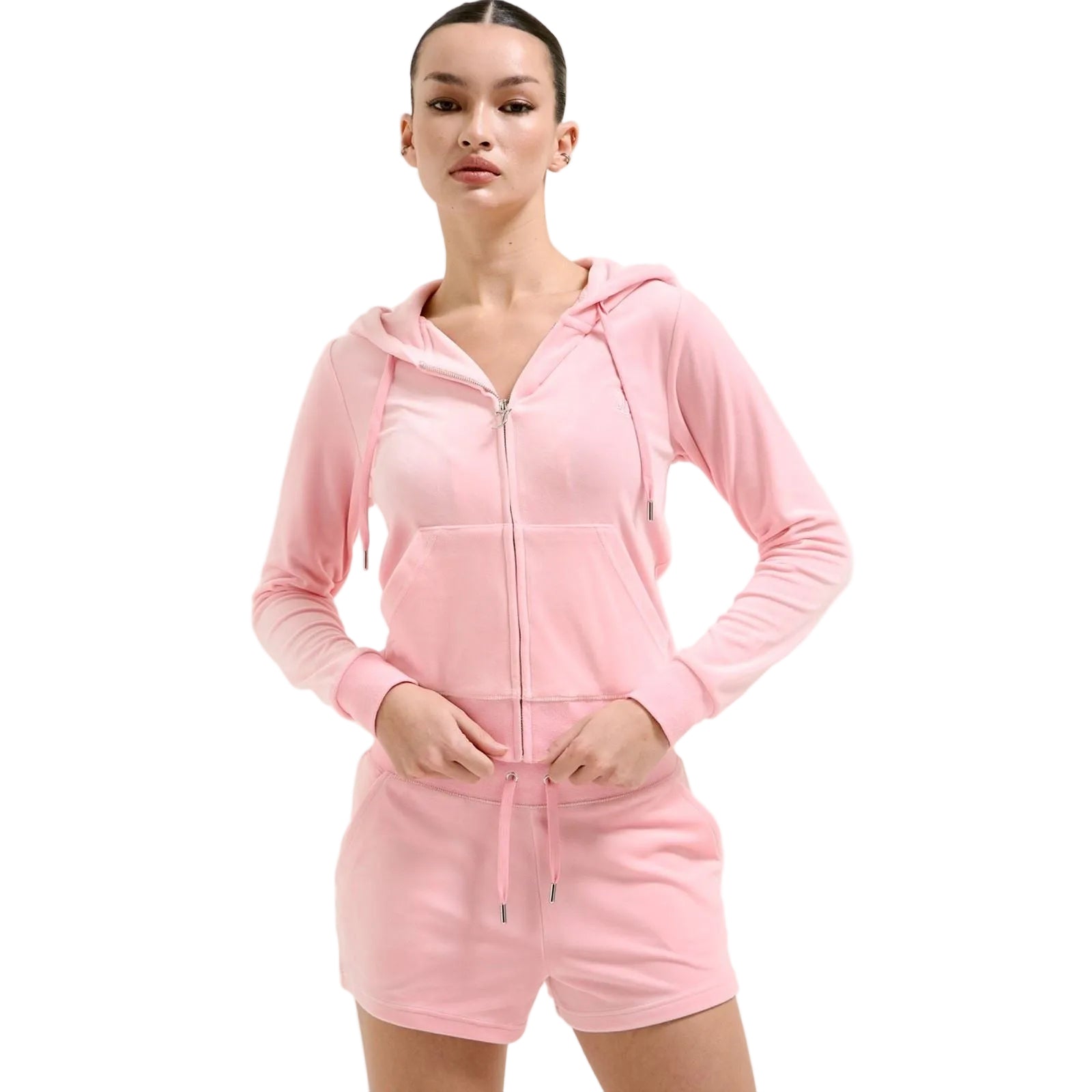 Juicy Couture Robertson Classic Jacket Polyester Damen Pink Kapuzenpullover