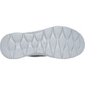 Skechers Go Walk Flex Clear Creek Damen-Sneaker Aus Textil In Anthrazit/Lavendel