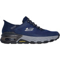 Skechers Max Protect Assembly Textil Herren Wanderstiefel In Marineblau