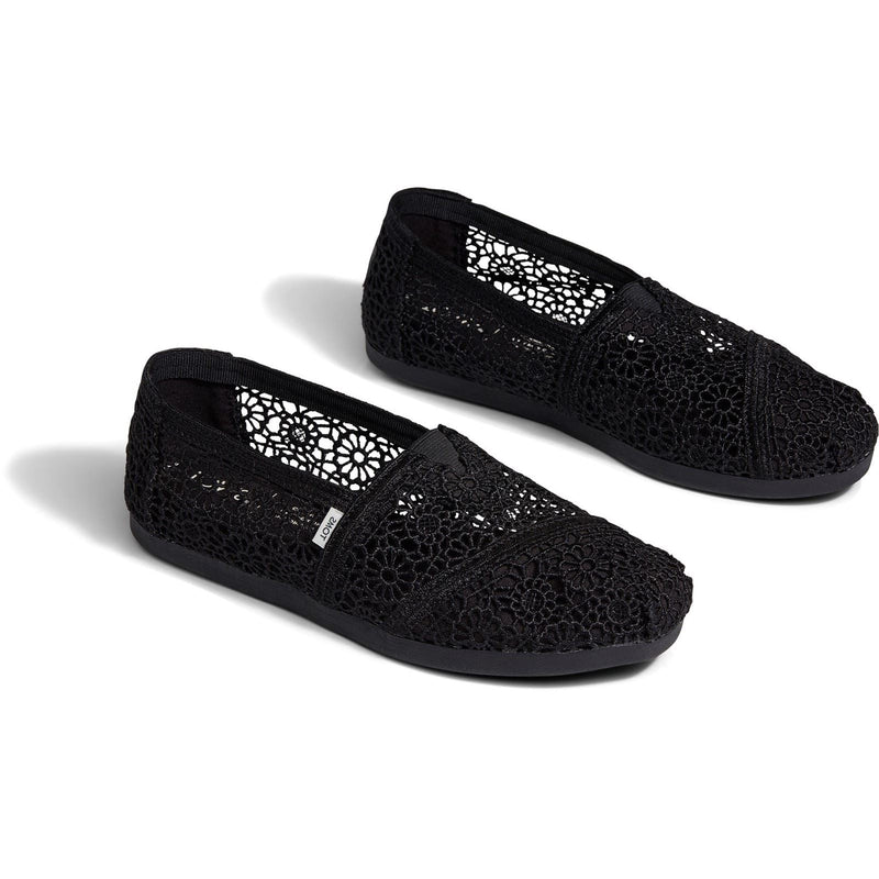 TOMS Alpargata Synthetik Damen Schwarze Farbe Espadrilles