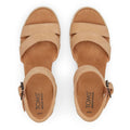 TOMS Audrey Leder Damen Honey Wedges