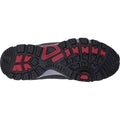 Hi-Tec Auckland Lite Herren Wanderschuhe Aus Leder In Graphitgrau/Dunkelrot