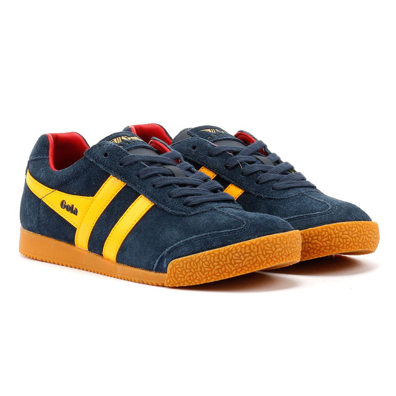Gola Harrier Damen Wildleder Sneaker In Blau
