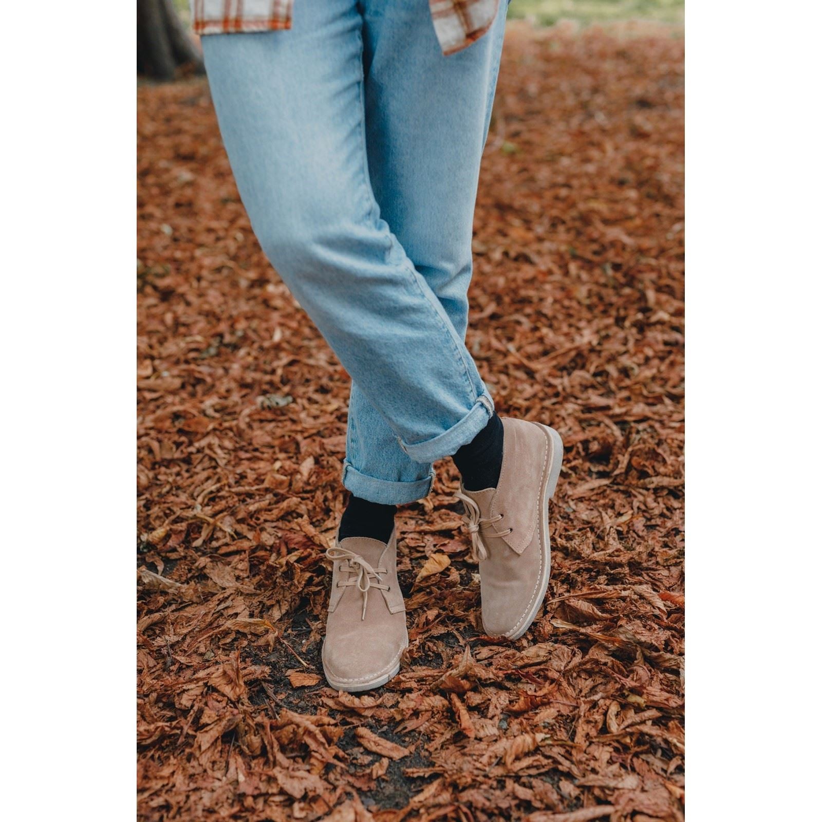 Hush Puppies Samuel Wildleder Herren Sand Wildlederstiefel