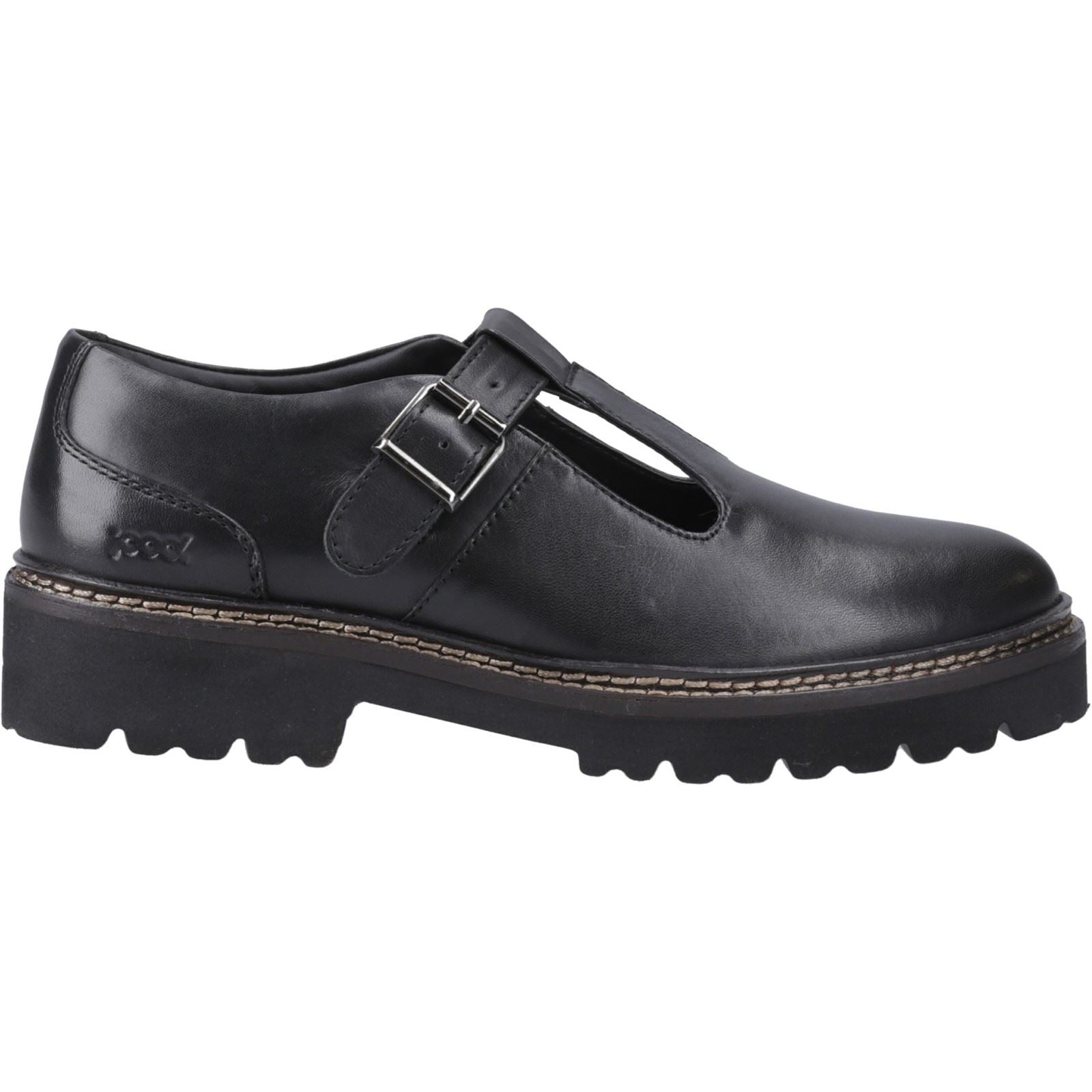 Pod Kylee Leder Damen Schwarze Farbe Schuhe