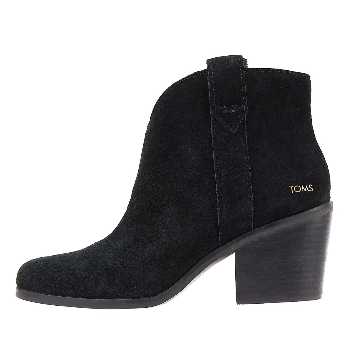 TOMS Constance Wildleder Damenstiefel In Schwarz