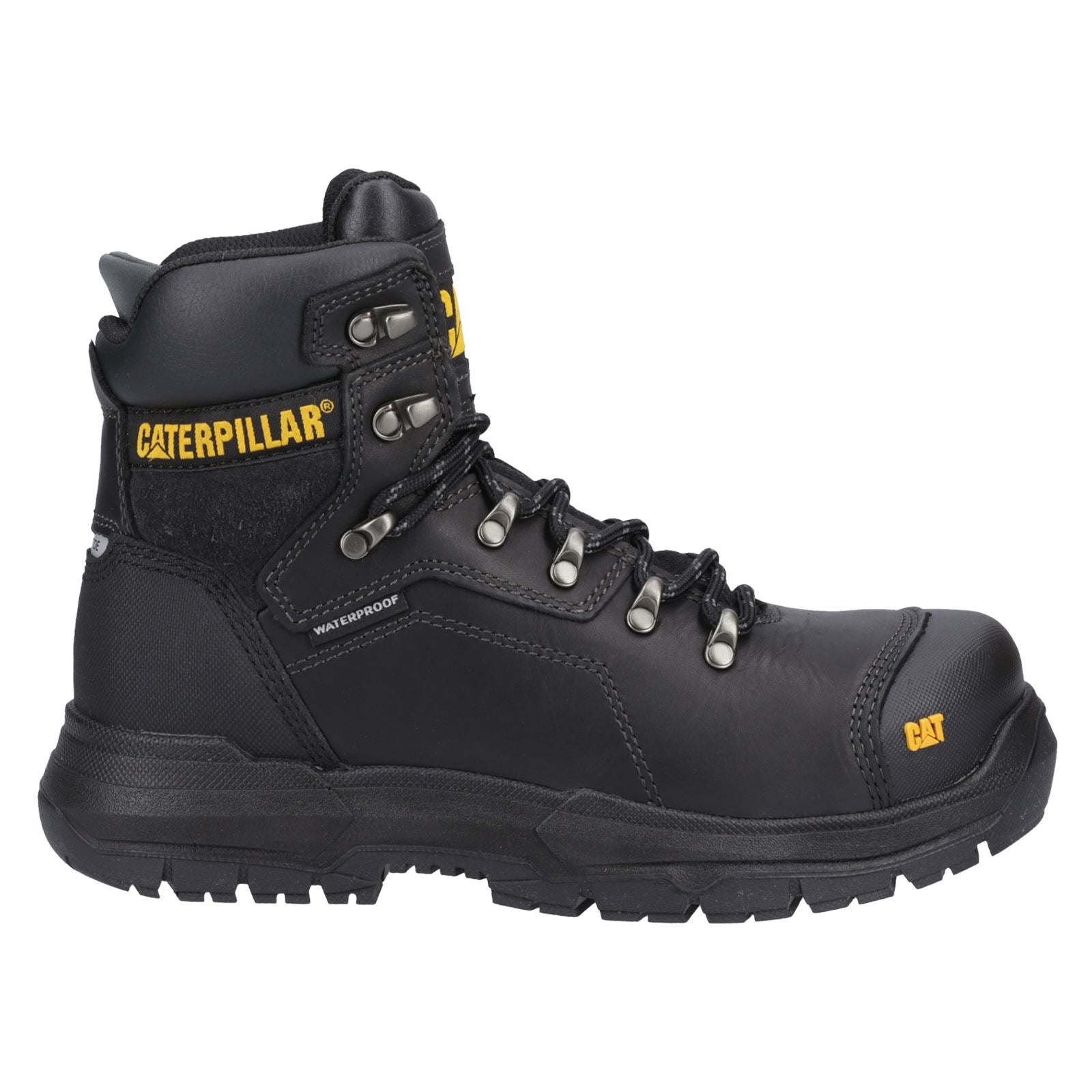 Caterpillar Diagnose 2.0 Leder Schwarze Sicherheitsschuhe