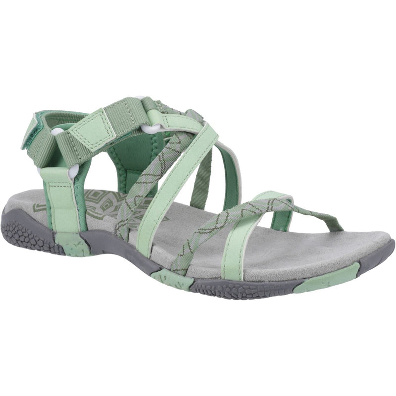 Cotswold Sunhill Damen Sandalen Aus Nubukleder In Grün