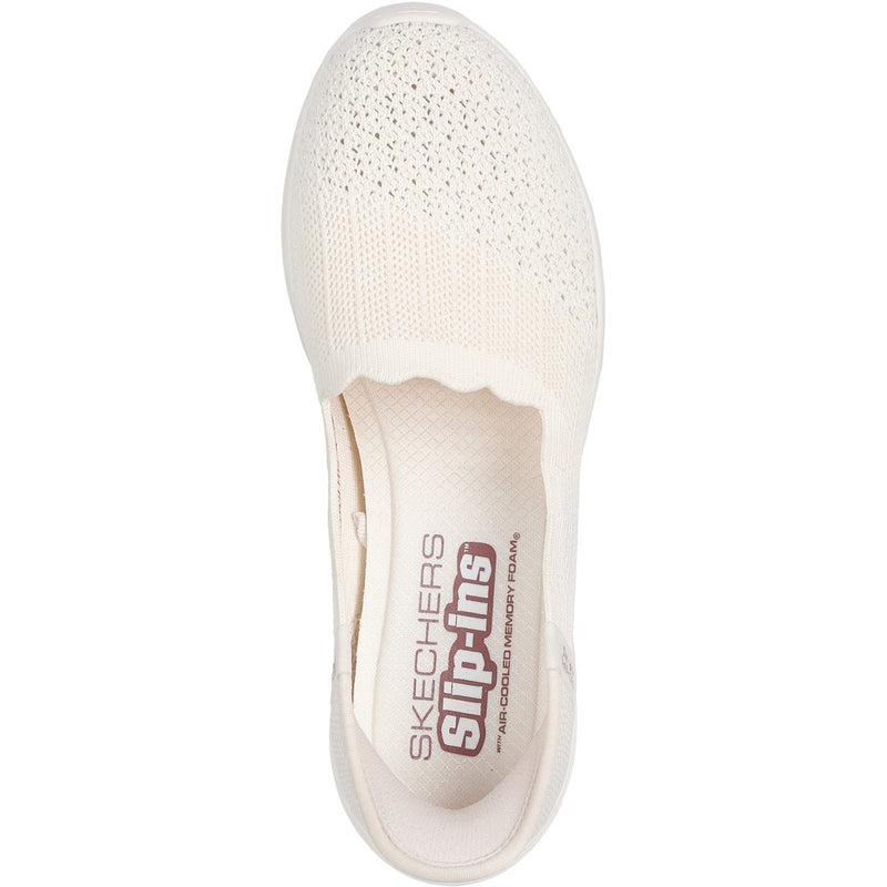 Skechers Seager Believe It Damen Sneaker In Off Weiß Aus Textil