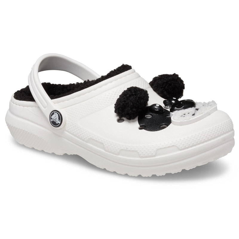 Crocs Classic Lined Fun Lab Thermoplastische Unisex Kinder Panda Clogs