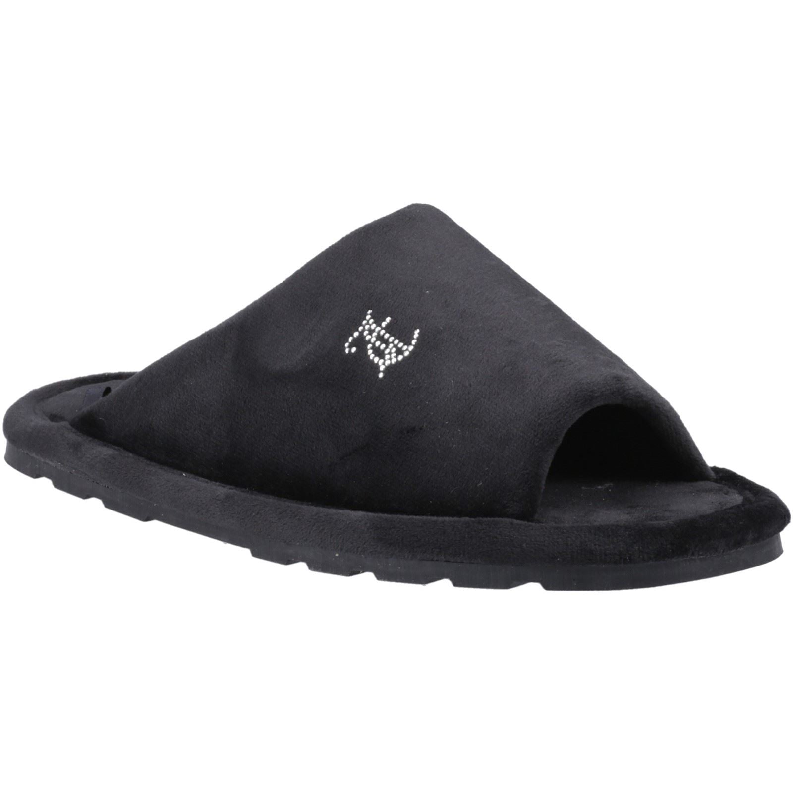 Juicy Couture Vivien Synthetik Damen Hausschuhe In Schwarz