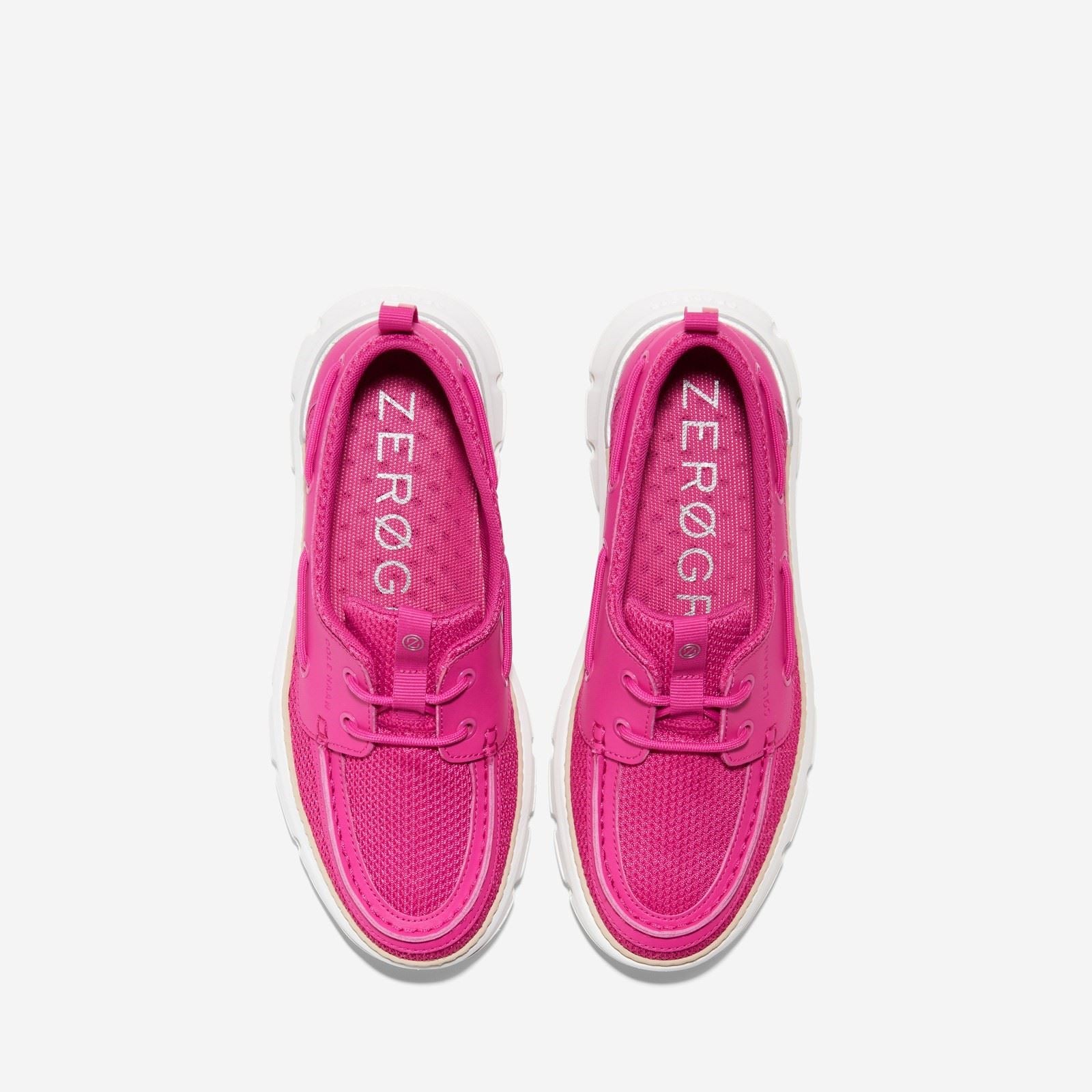 Cole Haan 4.ZeroGrand Regatta Damenloafer In Rosa/Pfauengrau/Weiß