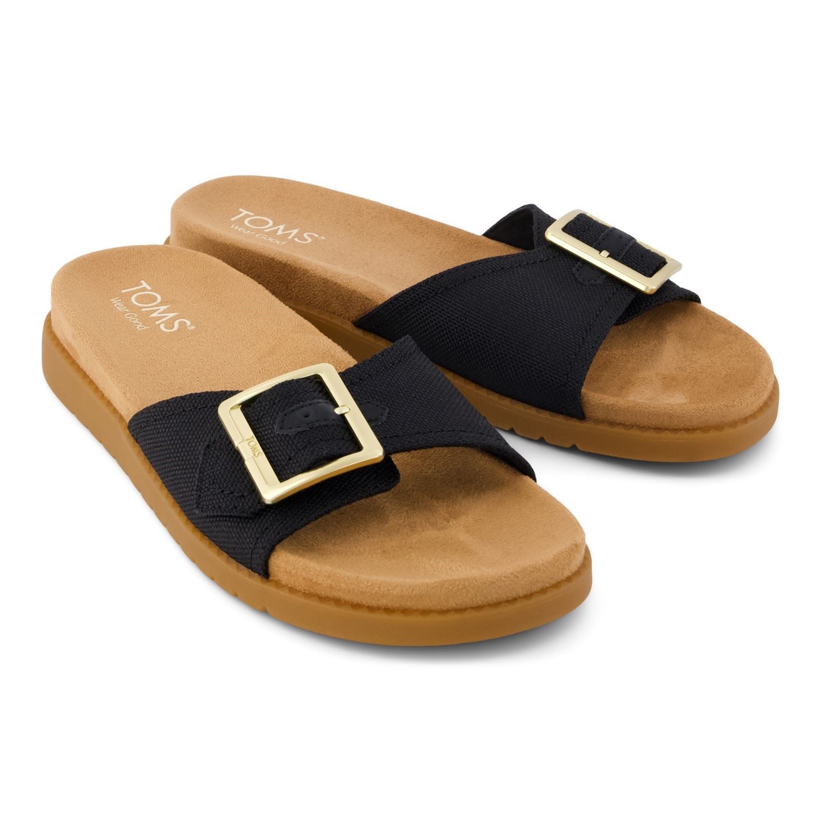 TOMS Marin Textile Damen Schwarz Sandalen